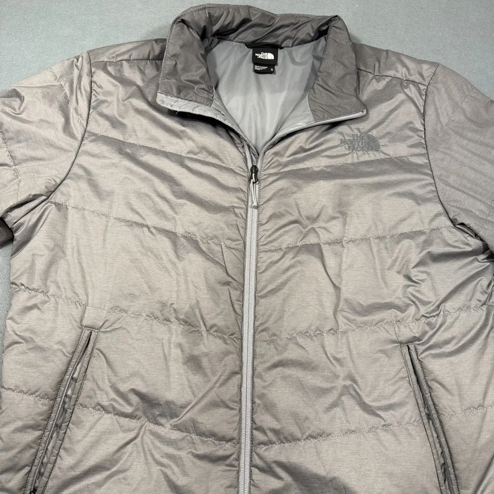 JACKET North Face Men's (XL) Junction Insulated Full Zip Puffer Grey Heather